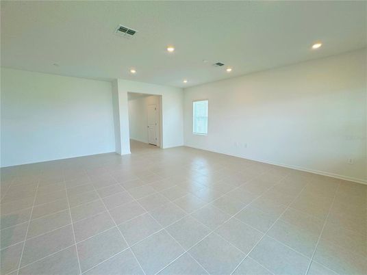 Empty room, Interior, Recessed Lighting
