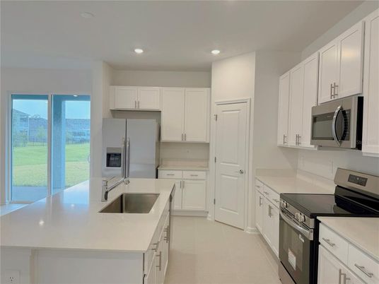 Interior, Kitchen, Recessed Lighting, Stainless Steel Appliances