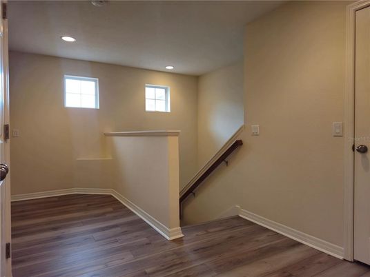 Interior, Recessed Lighting, Wood Texture Flooring