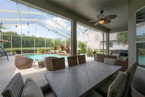 Dining room, Glass Ceilings, Interior, Pool, Sun Room