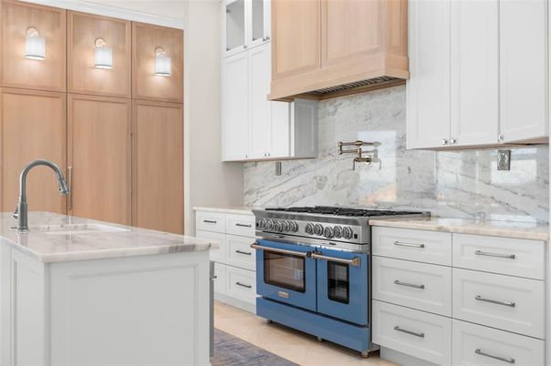 Interior, Kitchen, Marble Walls
