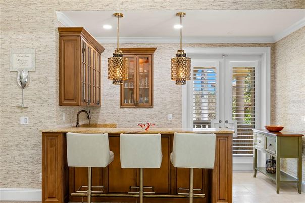 Interior, Pendant Lights, Recessed Lighting, Stone Walls