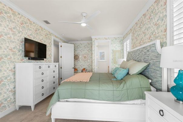 Bedroom, Interior, Recessed Lighting