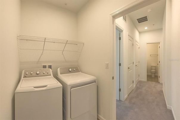 Interior, Recessed Lighting, Utility Closets, Washer