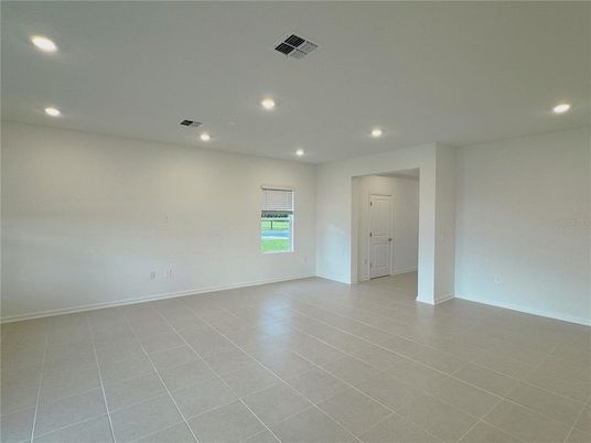 Empty room, Interior, Recessed Lighting