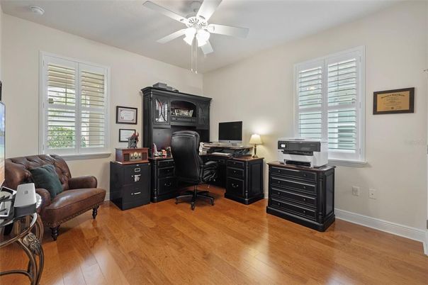 Home Office, Interior, Wood Texture Flooring