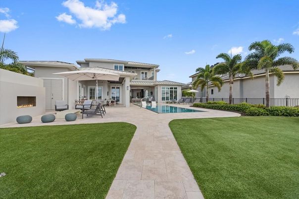 Backyard, Exterior, Fireplace, Pool