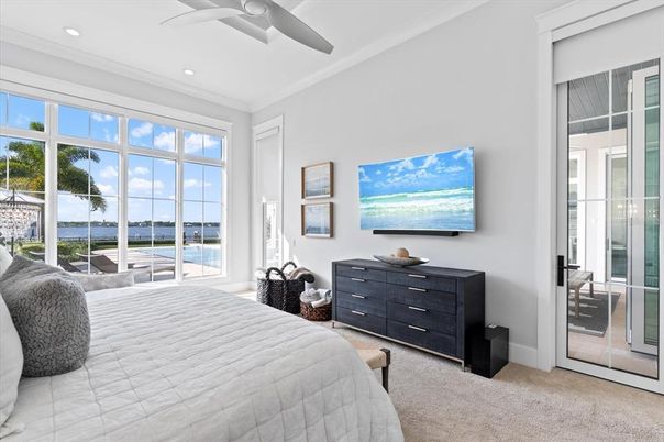 Bedroom, Interior, Recessed Lighting, Water