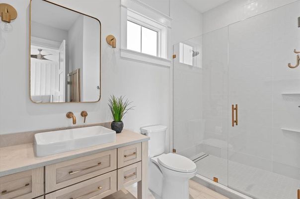 Bathroom, Glass Shower, Interior