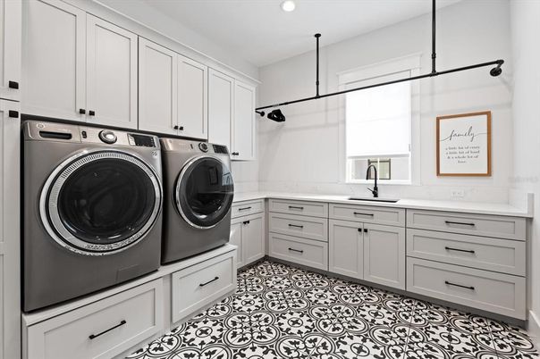 Interior, Recessed Lighting, Washer