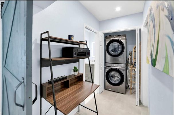 Interior, Recessed Lighting, Utility Closets, Washer