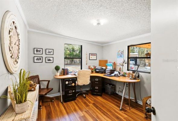 Home Office, Interior, Wood Texture Flooring