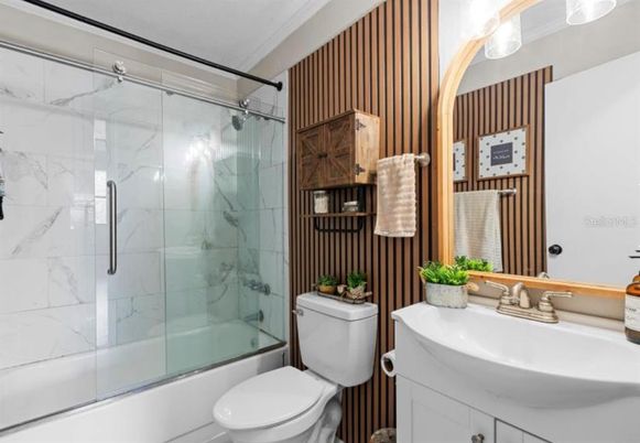 Bathroom, Glass Shower, Interior, Marble Walls