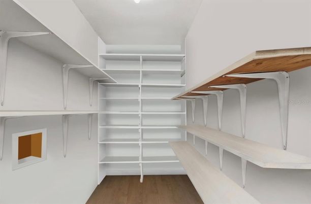 Interior, Walk-in Closets, Wood Texture Flooring