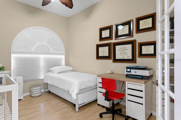 Bedroom, Home Office, Interior, Wood Texture Flooring