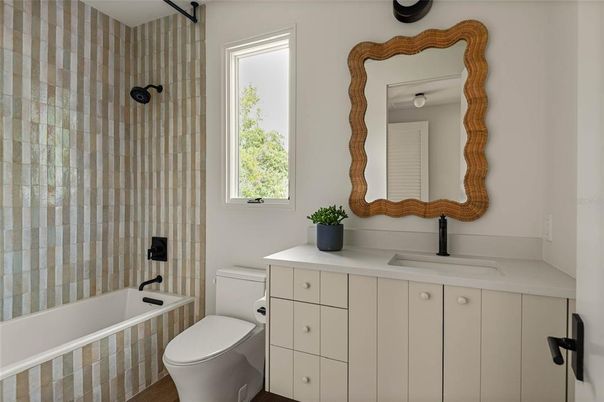 Bathroom, Interior, Wood Texture Flooring