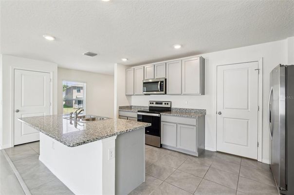 Interior, Kitchen, Recessed Lighting, Stainless Steel Appliances