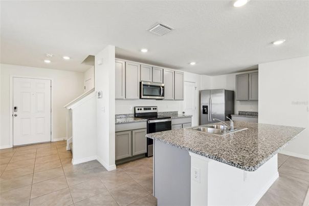 Interior, Kitchen, Recessed Lighting, Stainless Steel Appliances
