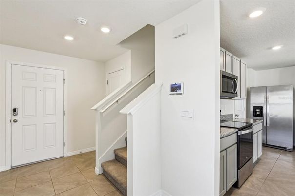 Interior, Kitchen, Recessed Lighting, Stainless Steel Appliances