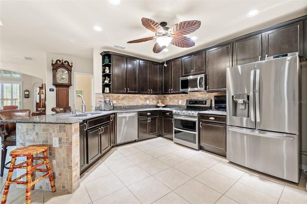 Interior, Kitchen, Recessed Lighting, Stainless Steel Appliances