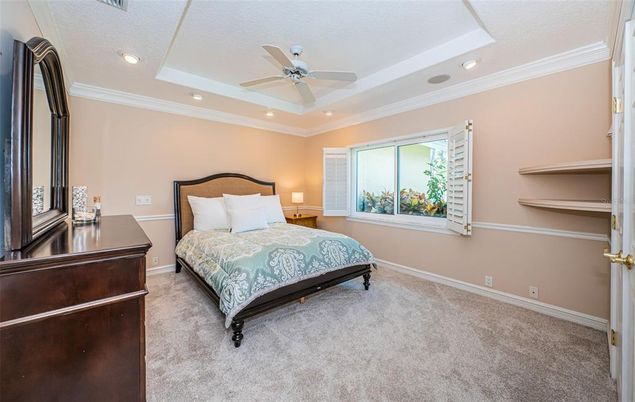 Bedroom, Interior, Recessed Lighting