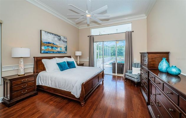 Bedroom, Interior, Wood Texture Flooring