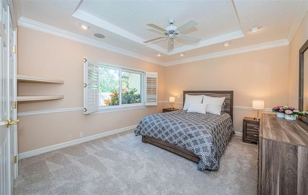 Bedroom, Interior, Recessed Lighting