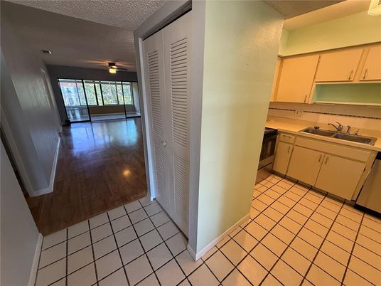 Interior, Kitchen, Wood Texture Flooring