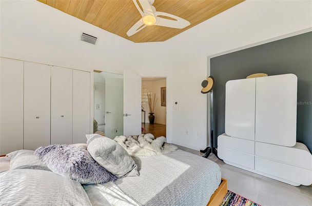 Bedroom, Interior, Wooden Ceilings