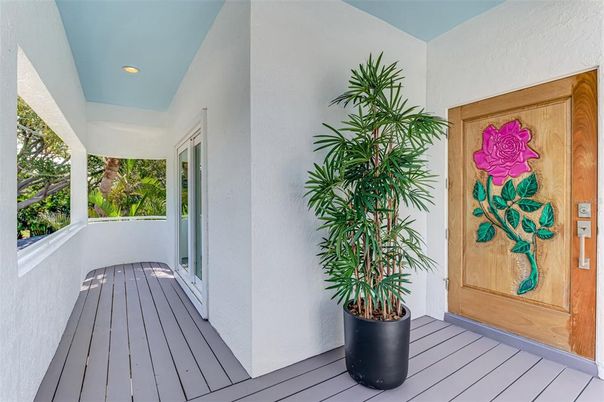 Exterior, Recessed Lighting, Wood Texture Flooring