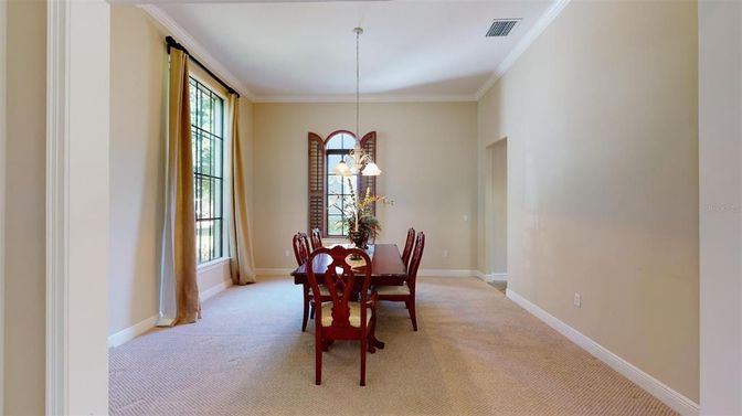 Dining room, Interior, Pendant Lights