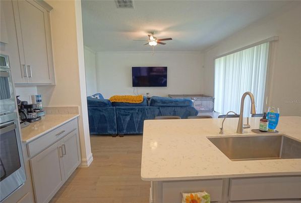 Interior, Kitchen, Living room, Wood Texture Flooring