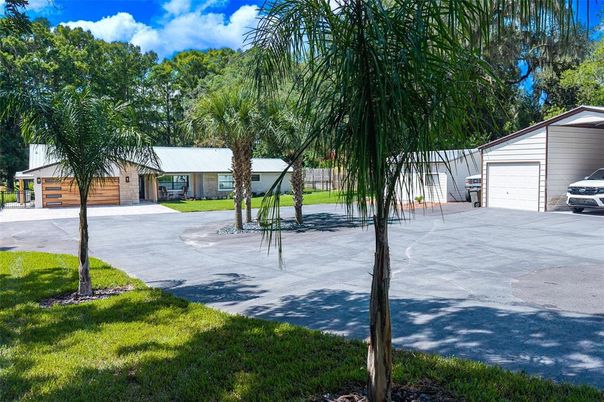 Backyard, Detached Garage, Exterior