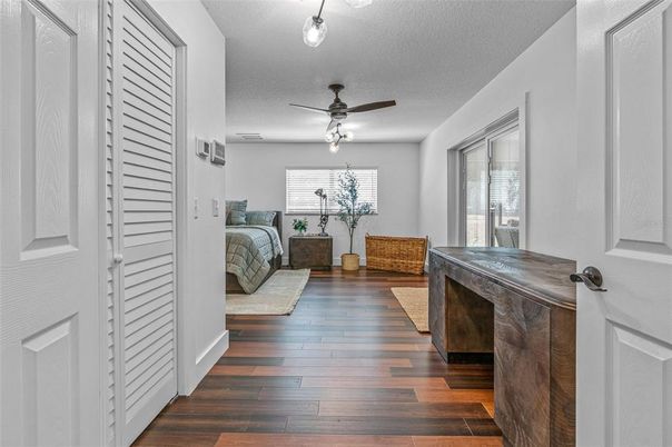 Bedroom, Interior, Wood Texture Flooring