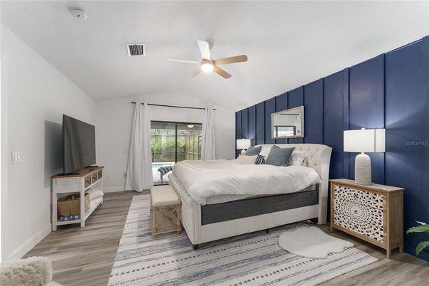 Bedroom, Interior, Wood Texture Flooring