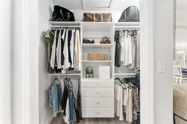 Interior, Walk-in Closets, Wood Texture Flooring