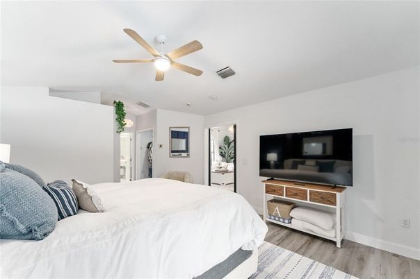 Bedroom, Interior, Wood Texture Flooring