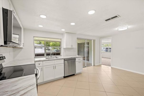 Interior, Kitchen, Recessed Lighting, Stainless Steel Appliances