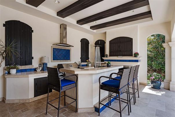 Exterior, Interior, Recessed Lighting, Wooden Beams