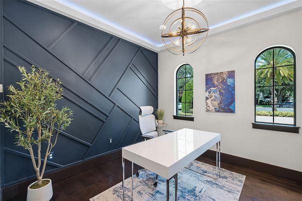 Interior, Pendant Lights, Wood Texture Flooring