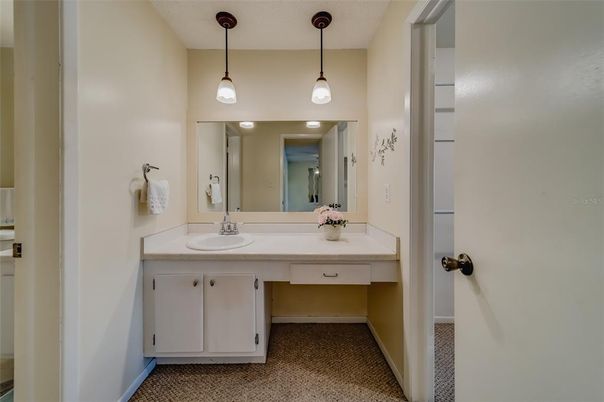 Bathroom, Dual Sink Vanities, Interior, Pendant Lights