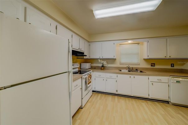 Interior, Kitchen, Wood Texture Flooring
