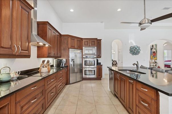 Interior, Kitchen, Recessed Lighting, Stainless Steel Appliances