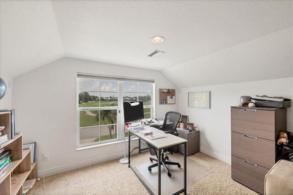 Home Office, Interior, Recessed Lighting