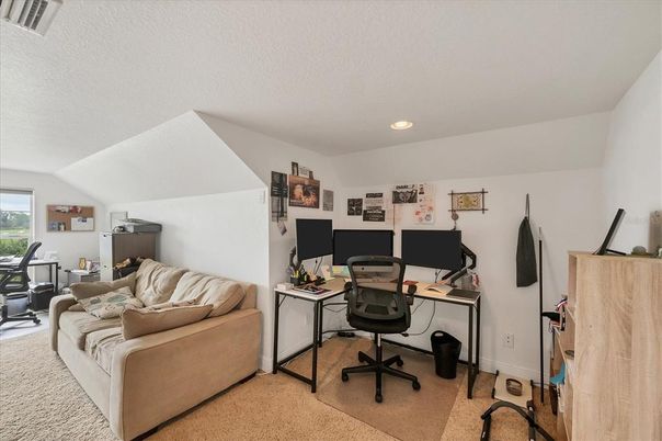 Home Office, Interior, Recessed Lighting