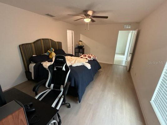 Bedroom, Home Office, Interior, Wood Texture Flooring