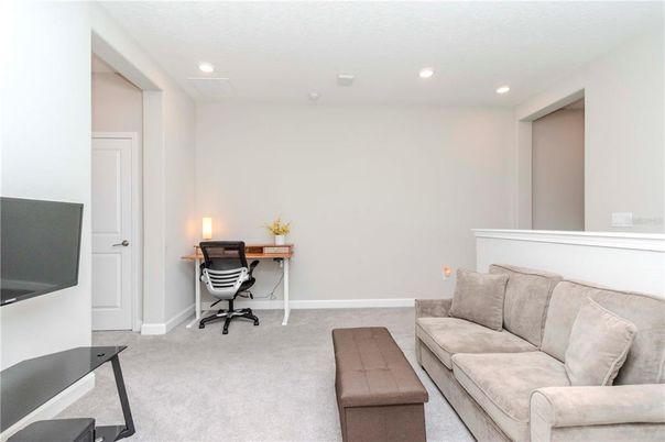 Home Office, Interior, Recessed Lighting