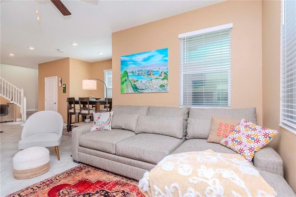Interior, Living room, Recessed Lighting