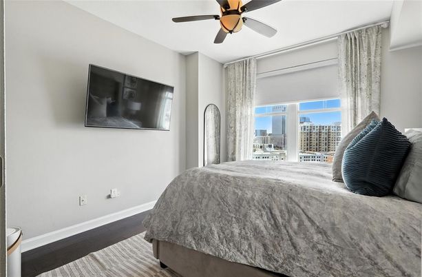 Bedroom, Interior, Water, Wood Texture Flooring