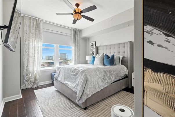Bedroom, Interior, Water, Wood Texture Flooring
